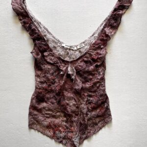 Lace Top with Ruffled