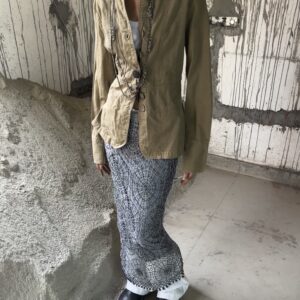 Khaki button -up Jacket