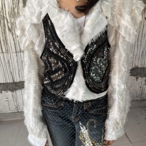 White feather-like Shirt