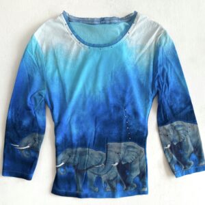 Elephant Print Top - Rare Find
