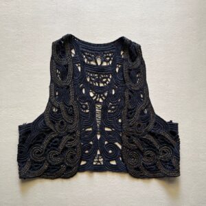Chainmail navy blue vest